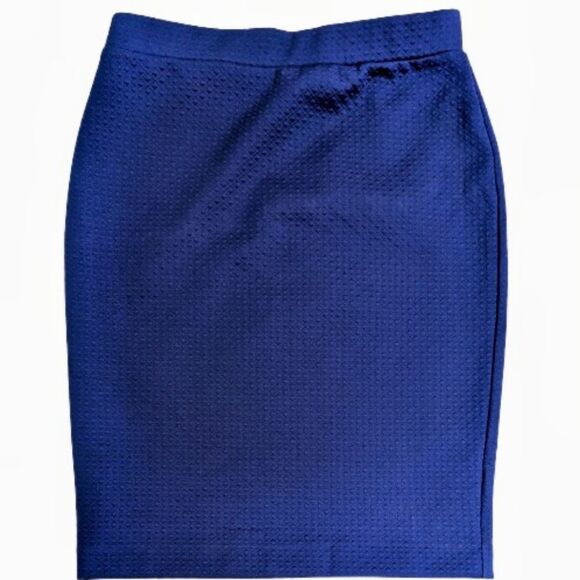 Elle Dresses & Skirts - Elle Royal Blue Textured Pencil Skirt